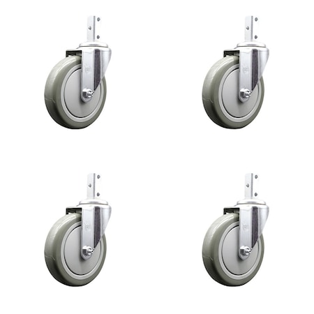 Service Caster Regency 600CASTHD4P Replacement Caster Set, 4PK REG-SCC-SQ20S514-PPUB-34-4